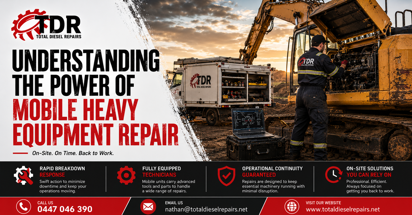 You are currently viewing  Understanding the Power of Mobile Heavy Equipment Repair